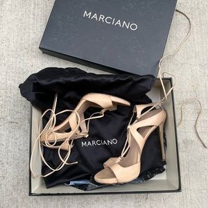 Marciano Stiletto Nude Genuine Leather Heels